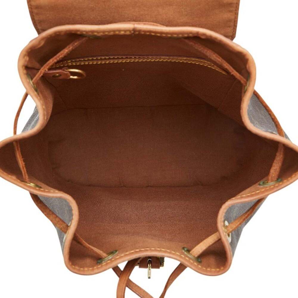 LOUIS VUITTON Brown Monogram Leather Backpack - Picture 10 of 12